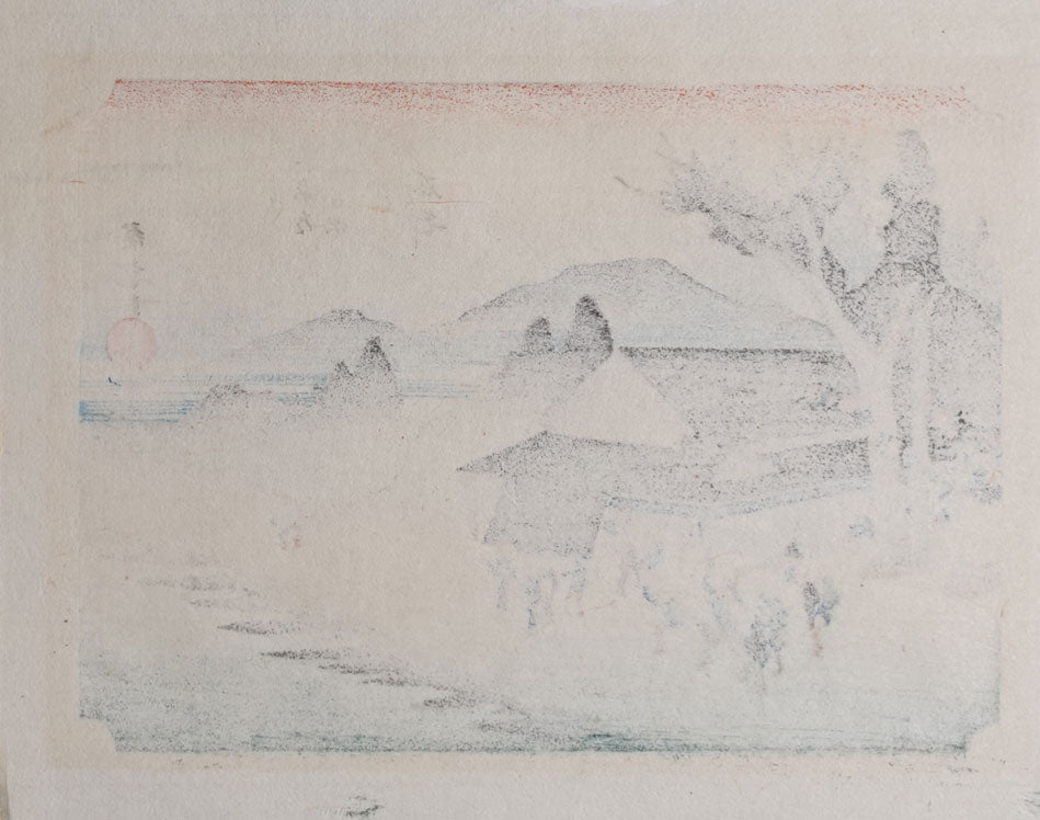 Hiroshige - Ishibe