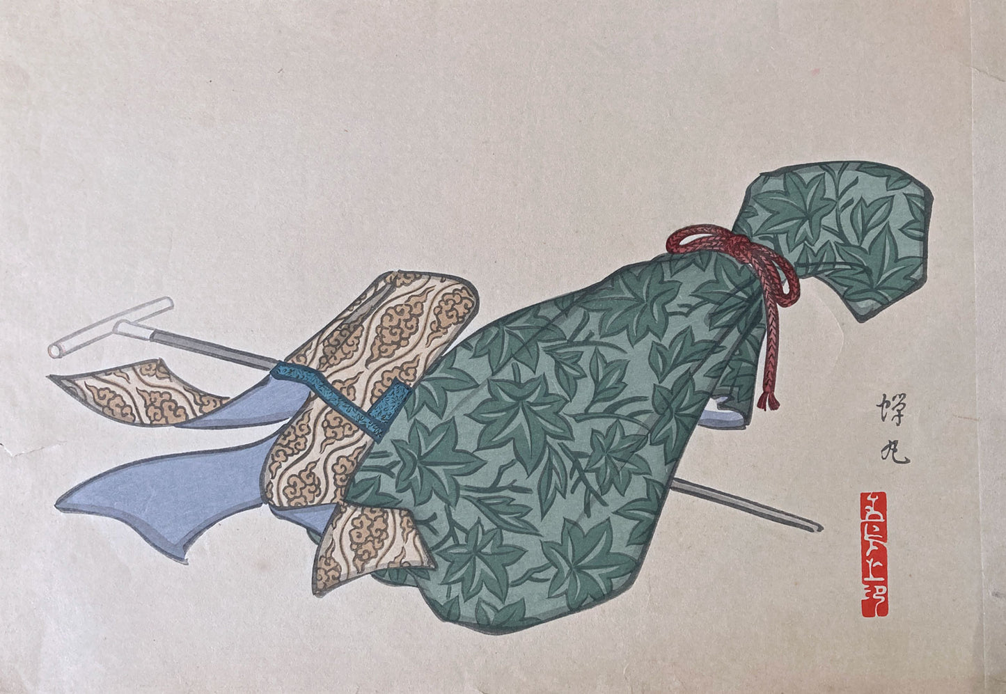 Kogyo - 7 Noh Theatre Prints