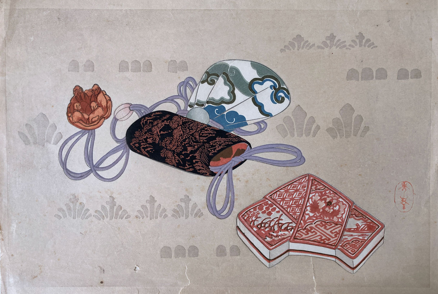 Kogyo - 7 Noh Theatre Prints