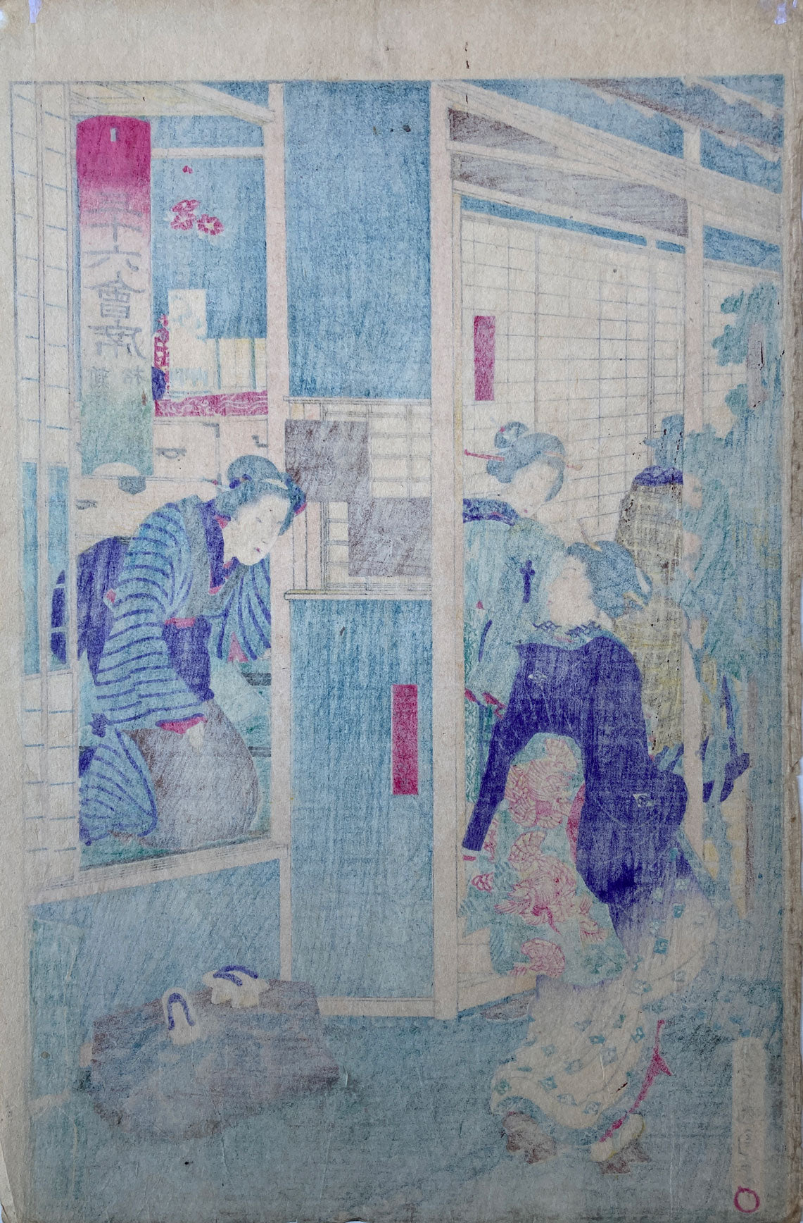 Kunichika - Restaurant Shoeiro at Shinbashi-cho