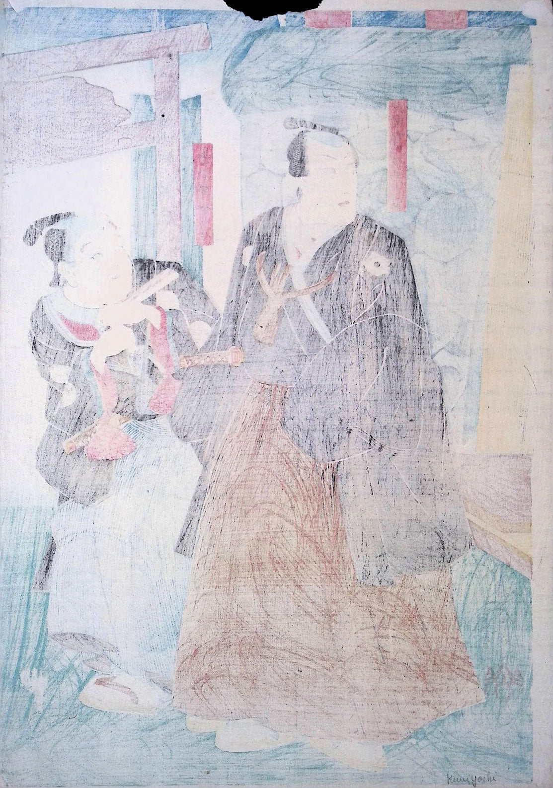 Kuniyoshi - Mukashigatari Inazuma Zoshi