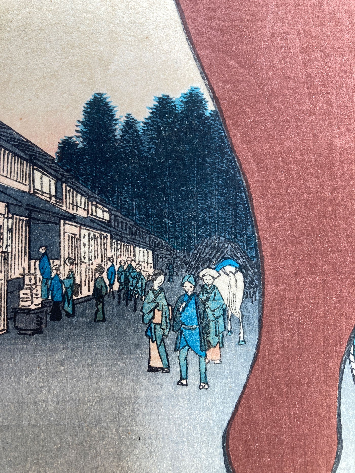 Hiroshige - Yotsuya and Naito Shinjuku