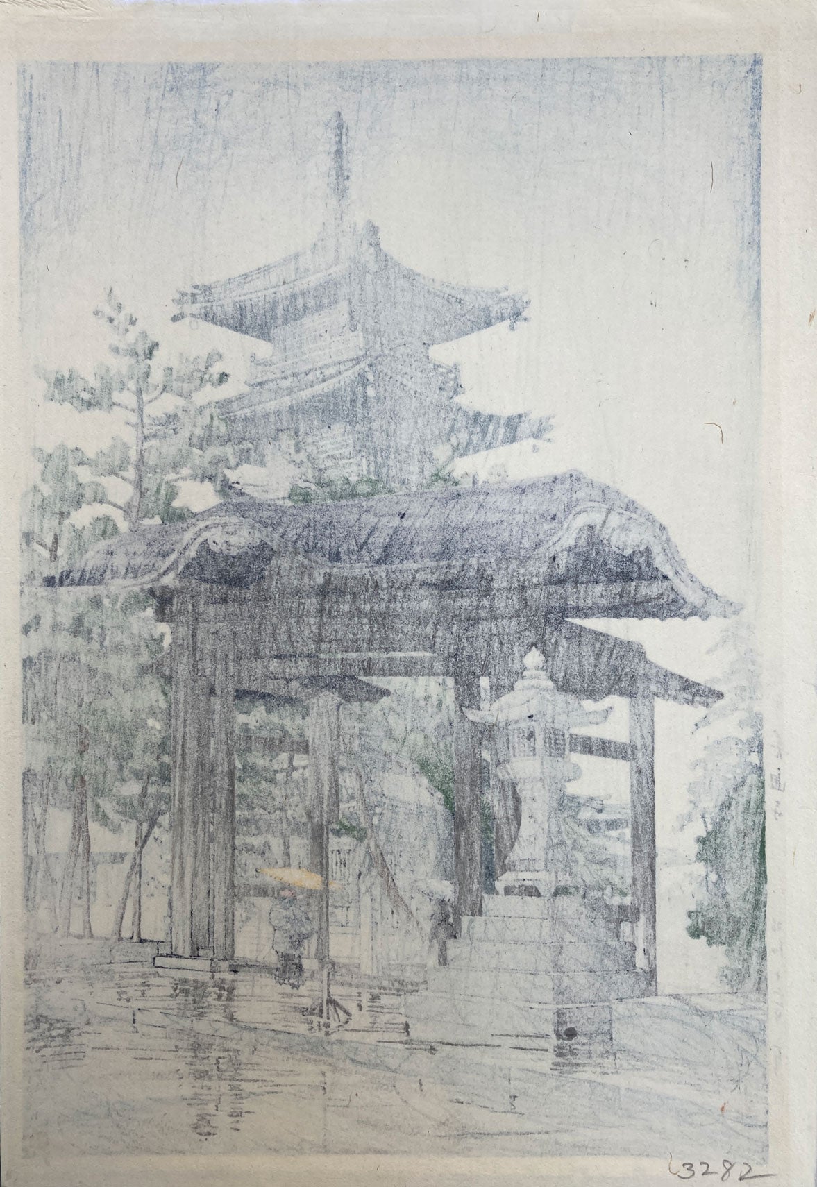 Hasui - Zentsuji Temple - Sanuki Province