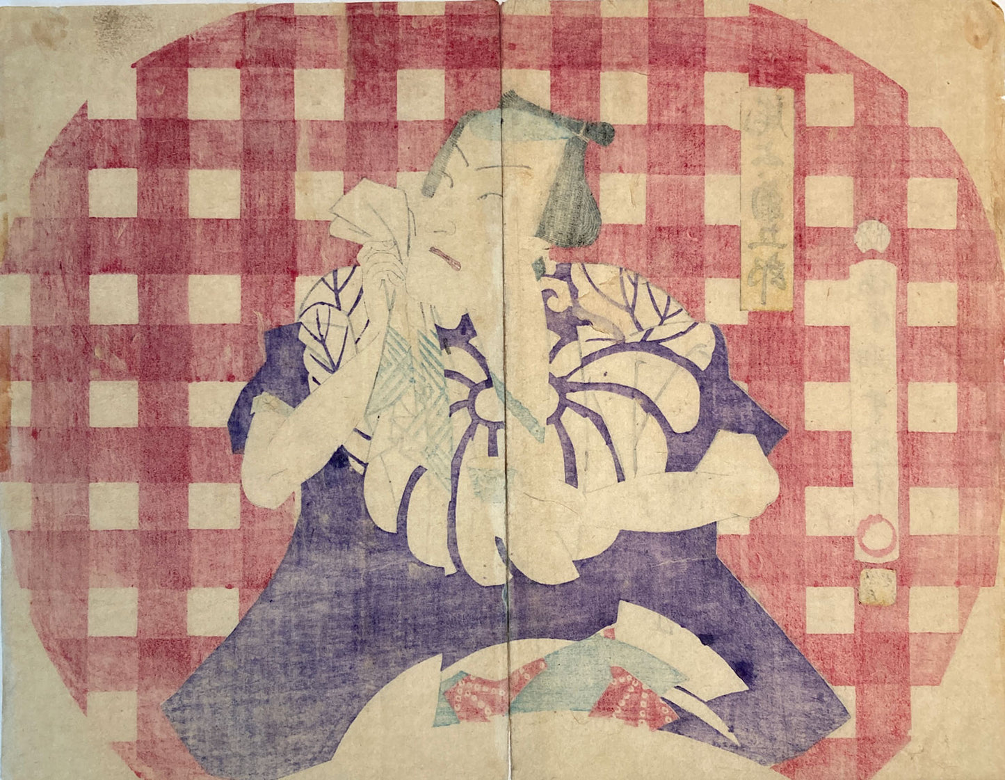 Baido Kunimasa 梅堂 国 政. Uchiwa fan prints
