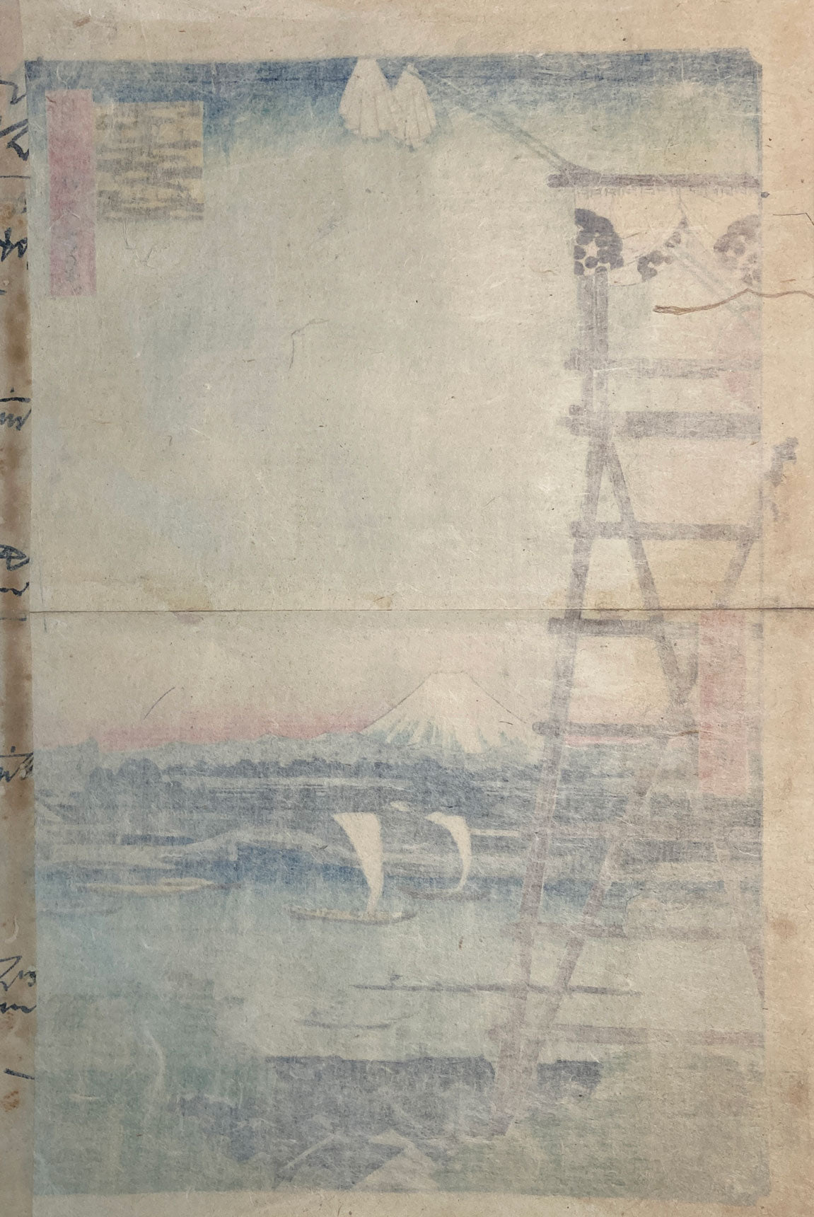 Hiroshige - Ryogoku Ekoin Motoyanagi Bridge