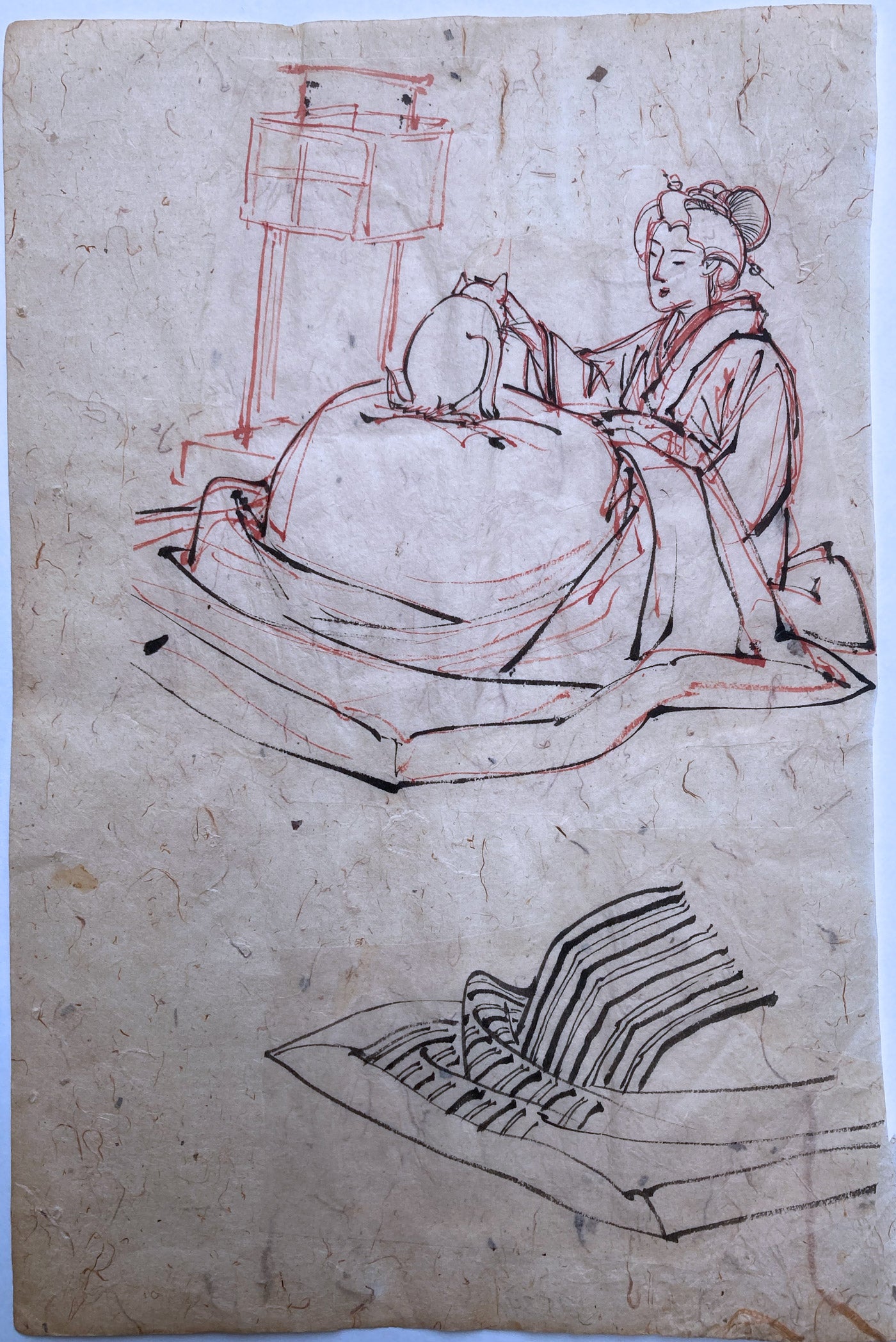 Yoshitoshi - Study for Woodcut #12