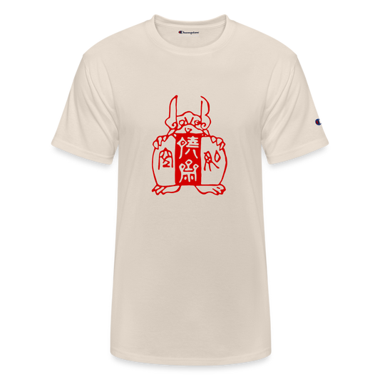 Kyosai Seal - Champion Unisex T-Shirt - Sand