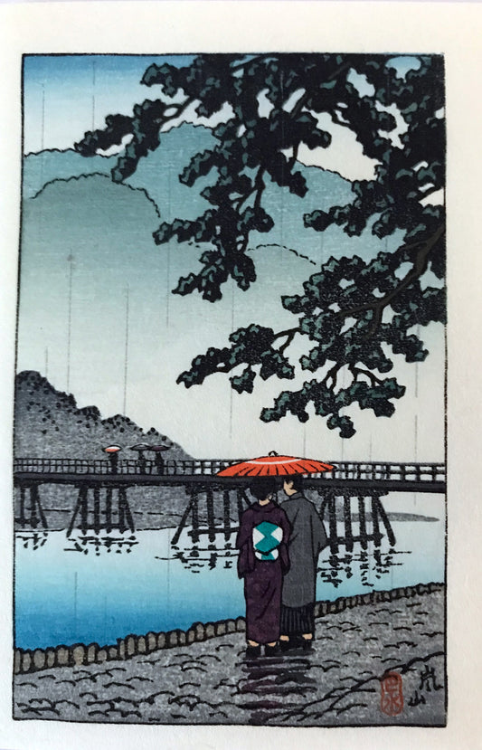 Mt. Arashi and Togetsu bridge