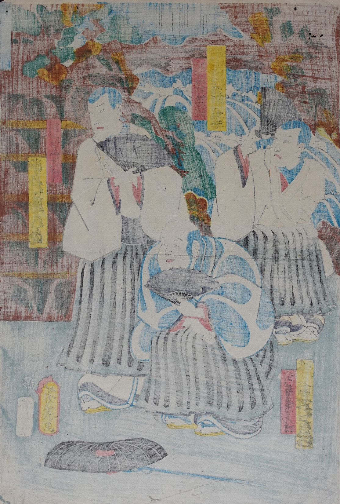 Yoshiiku - Kabuki Play