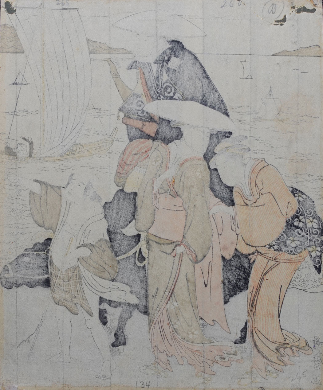 Utamaro - Seaside Excursion