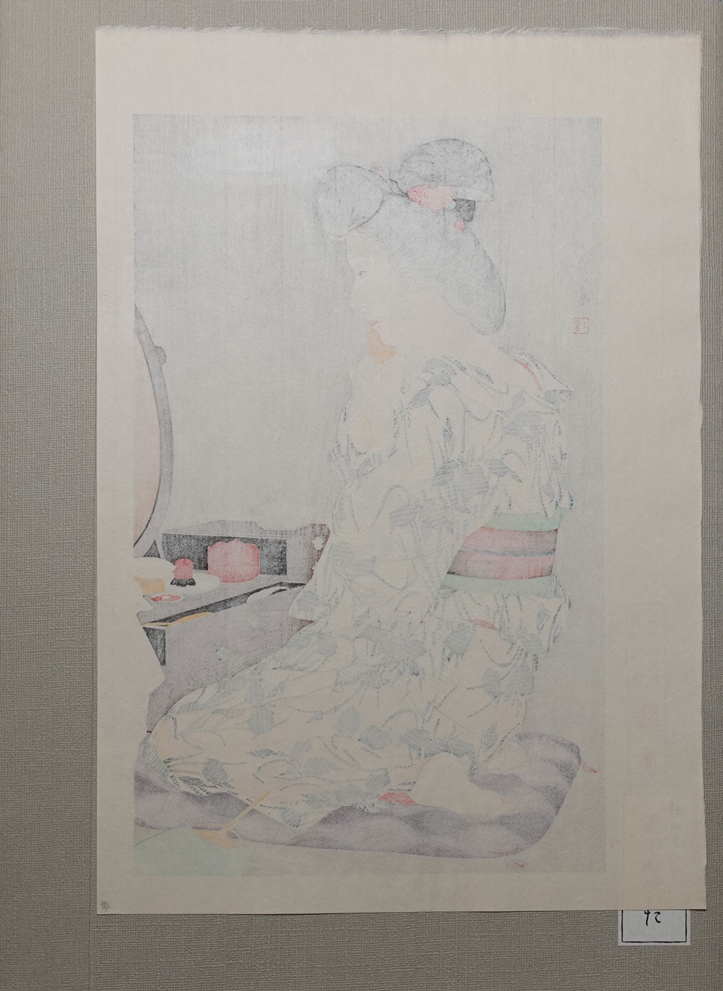 Kotondo - Light Summer Kimono with Irises