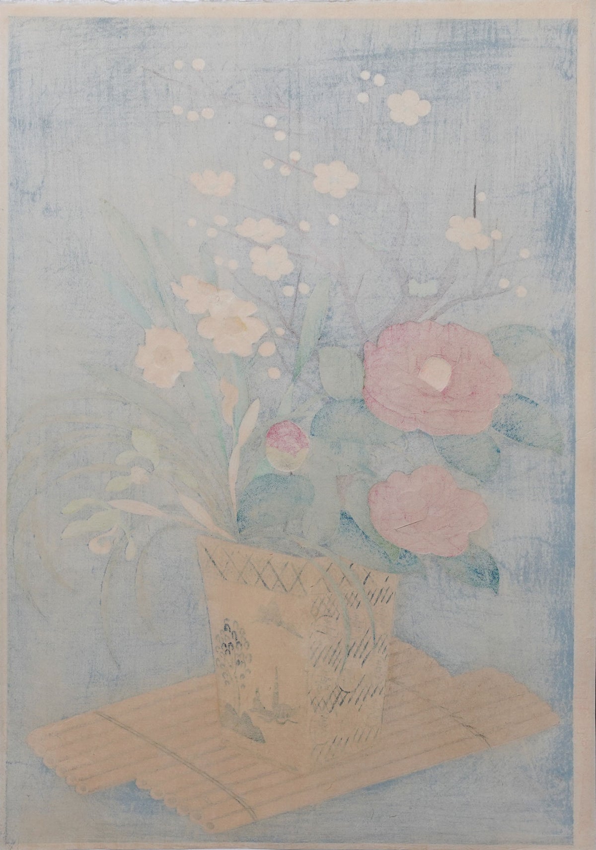 Ōno Bakufū - Winter Flowers