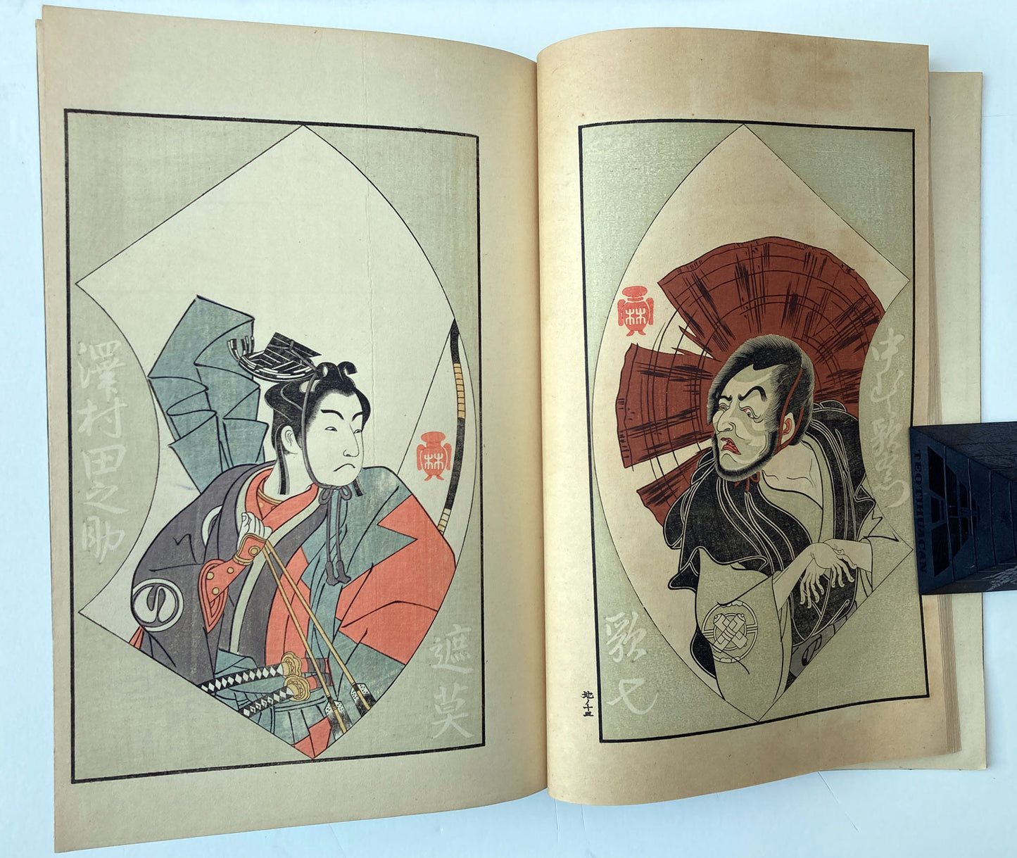 Katsukawa Shunsho - Illustration of Kabuki Performance and Actors