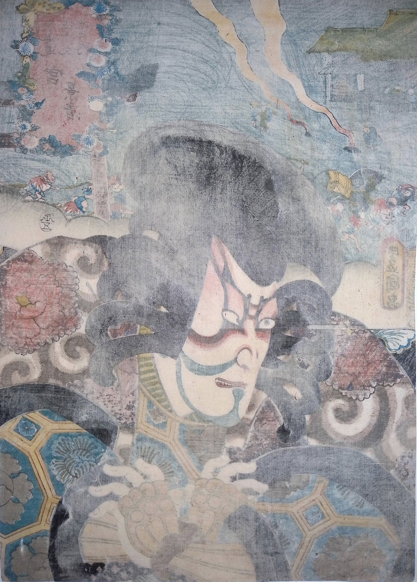 Kunisada - Miya Station Kagekiyo