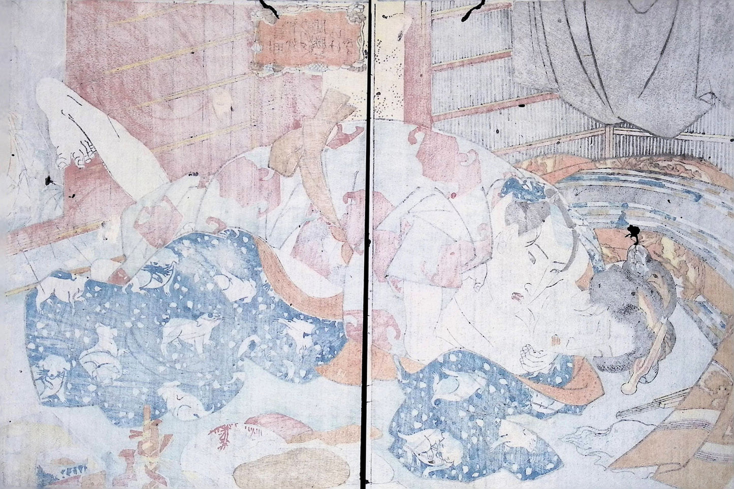 Kuniyoshi -  Shunga - A Modern Suikoden