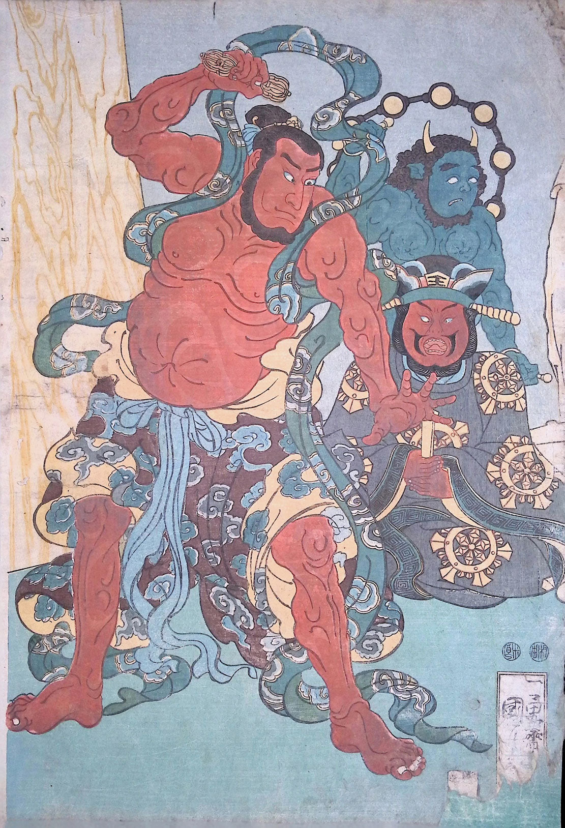 Kuniyoshi -  Incomparable Hidari Jingoro