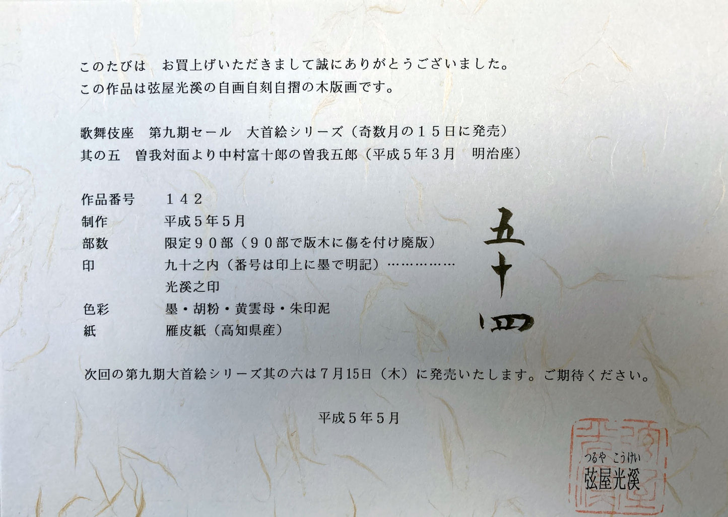 Kokei Tsuruya - Soga no Goro