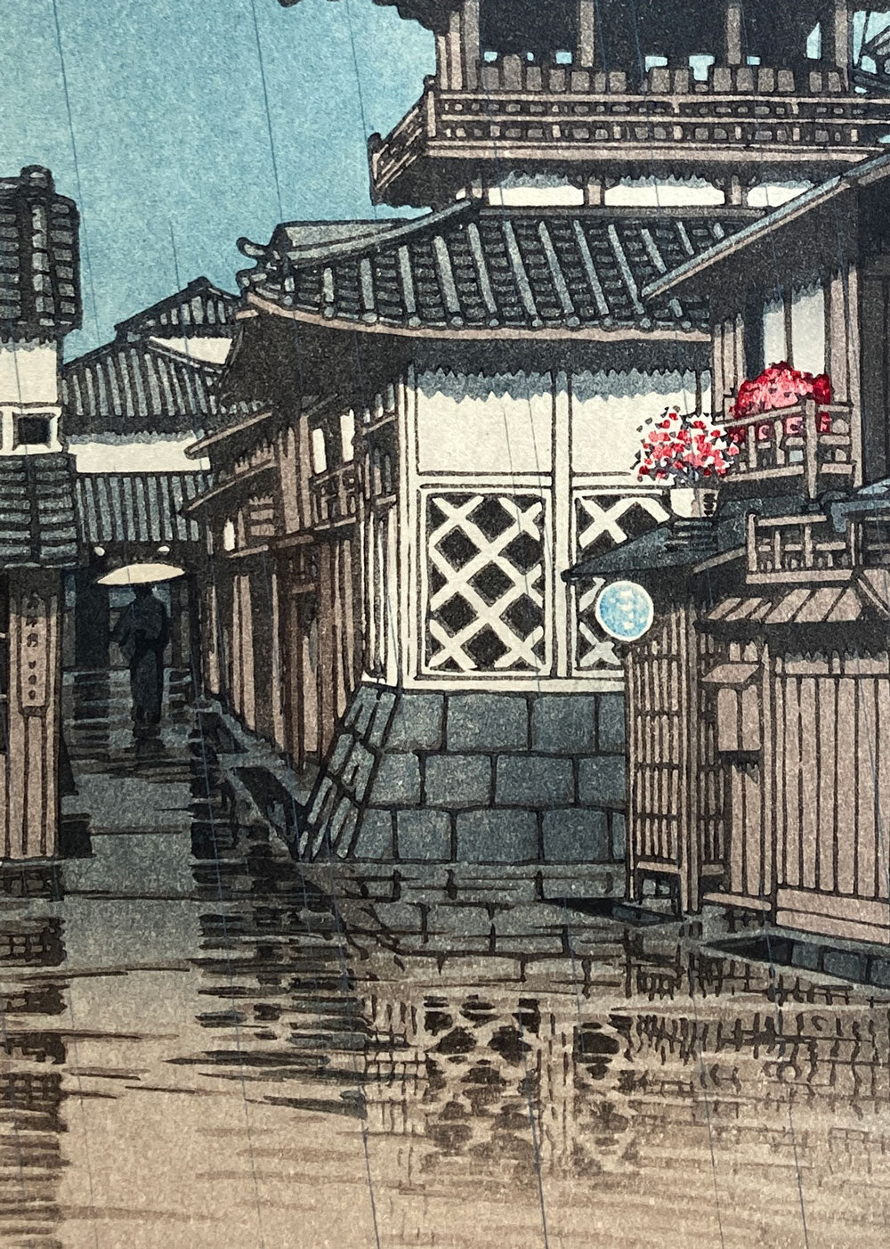 Hasui - Kanetsuke Hall Bell Tower