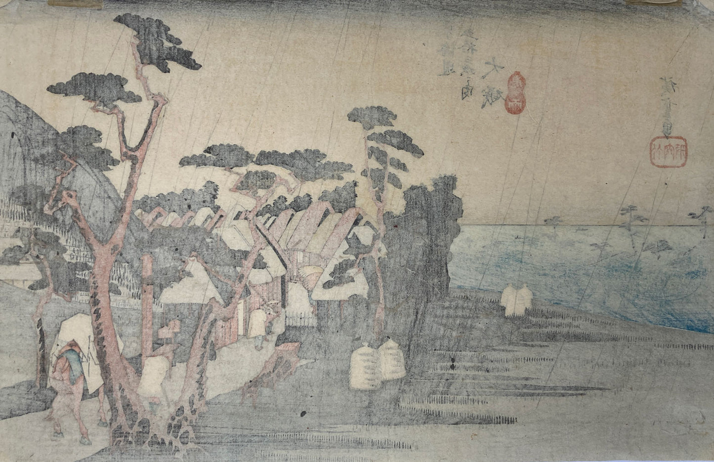 Hiroshige - Station Oiso - Hoeido Tokaido