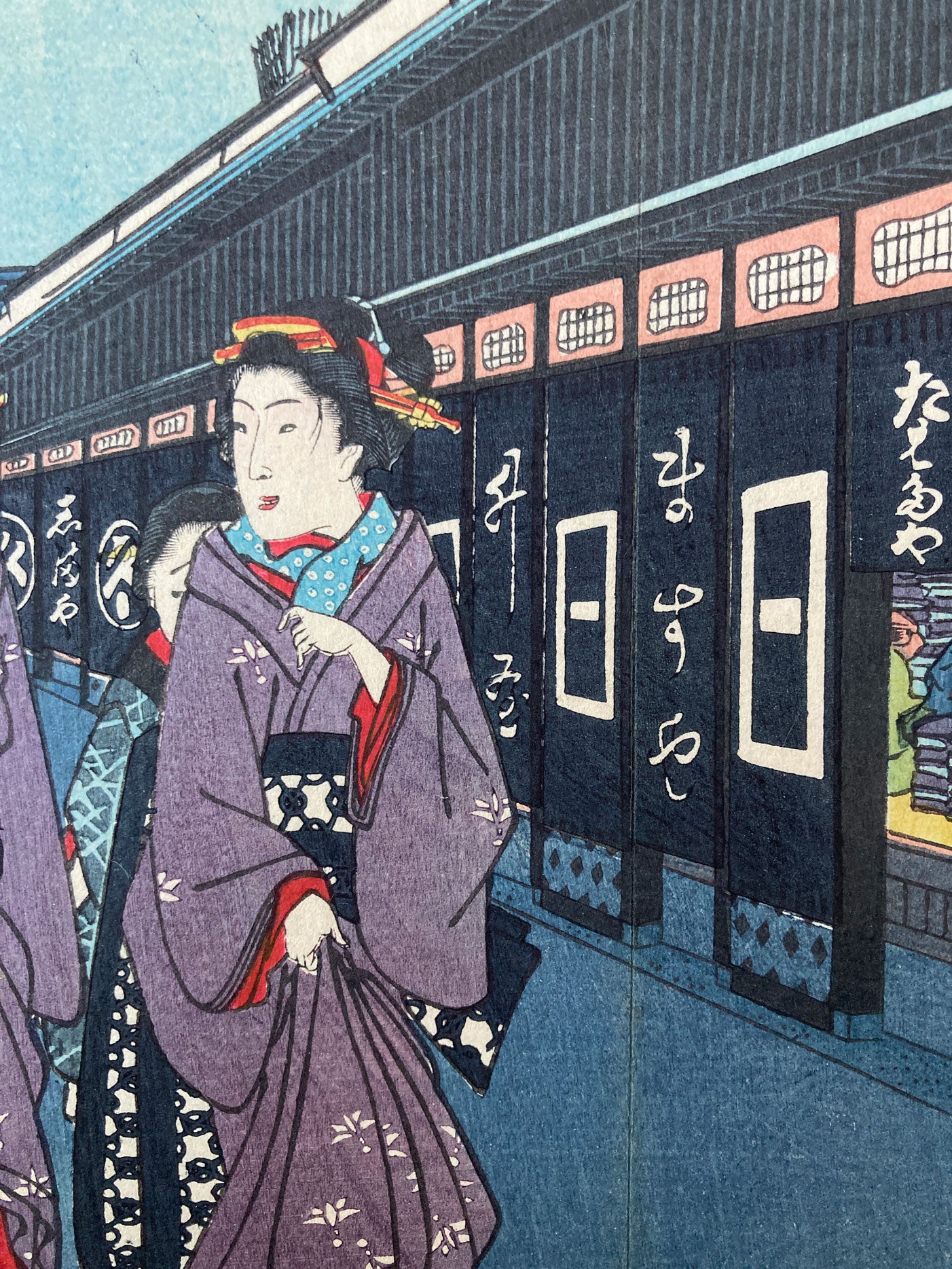 Hiroshige - Cotton-Goods Lane