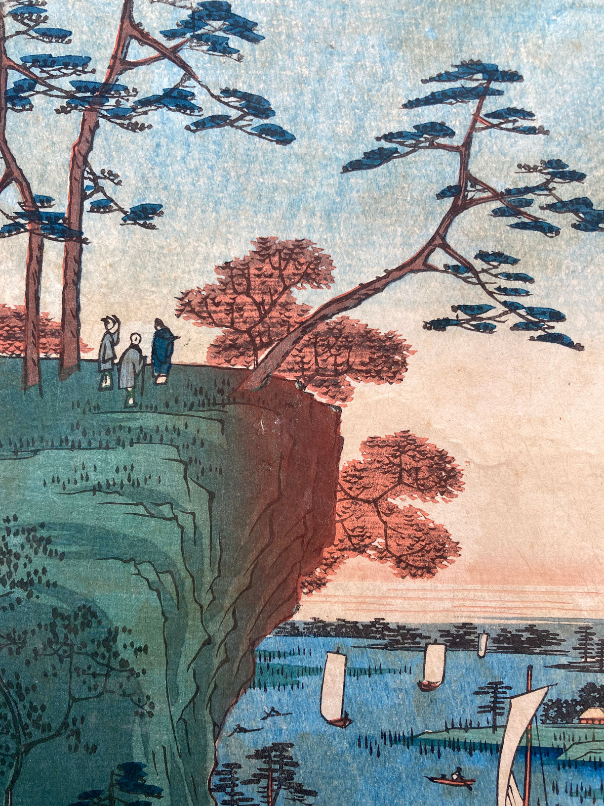 Hiroshige - View of Konodai and the Tone River