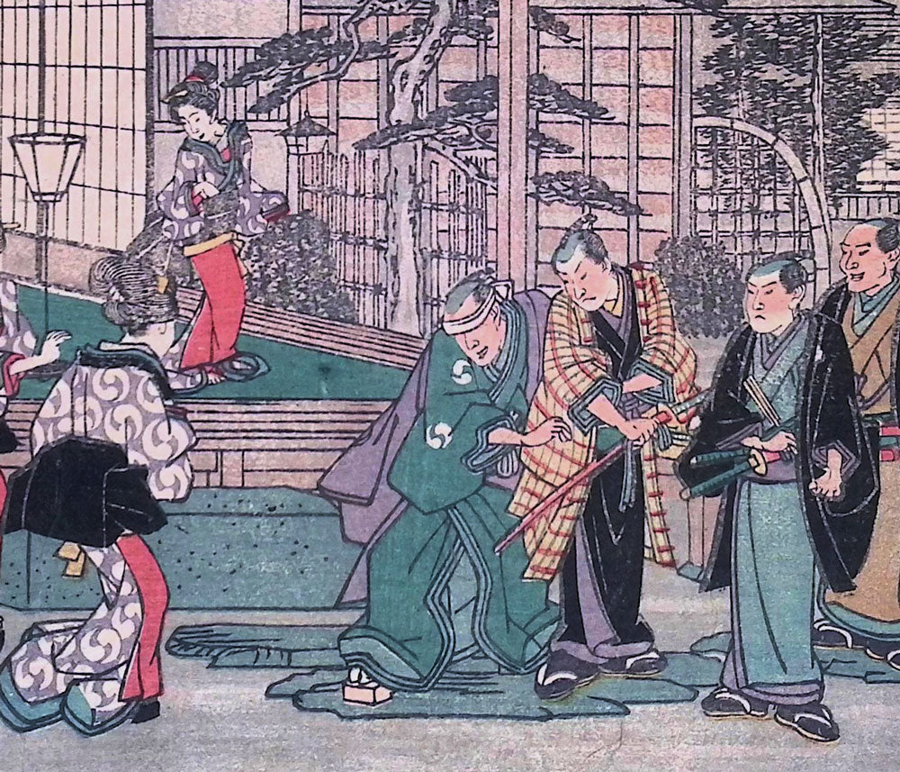 Hiroshige - The Storehouse of Loyal Retainers