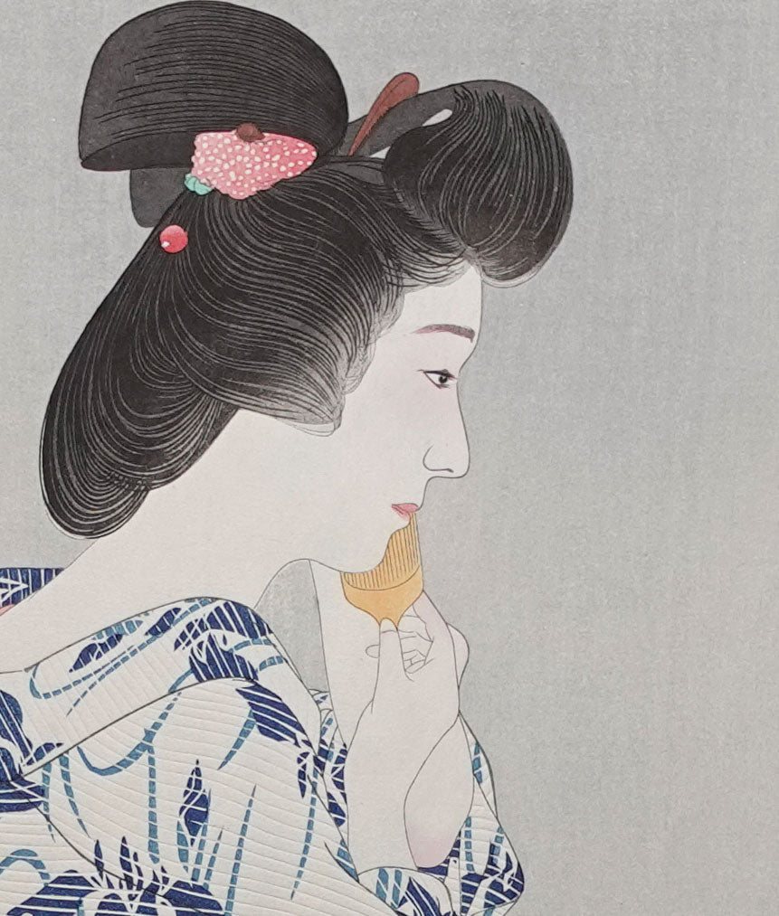 Kotondo - Light Summer Kimono with Irises