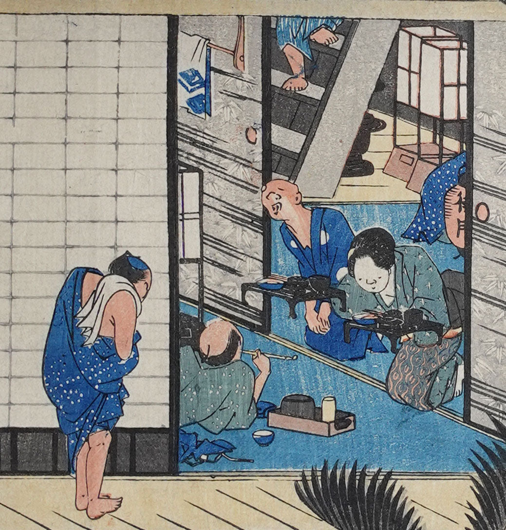 Hiroshige - Akasaka on the Tokaido