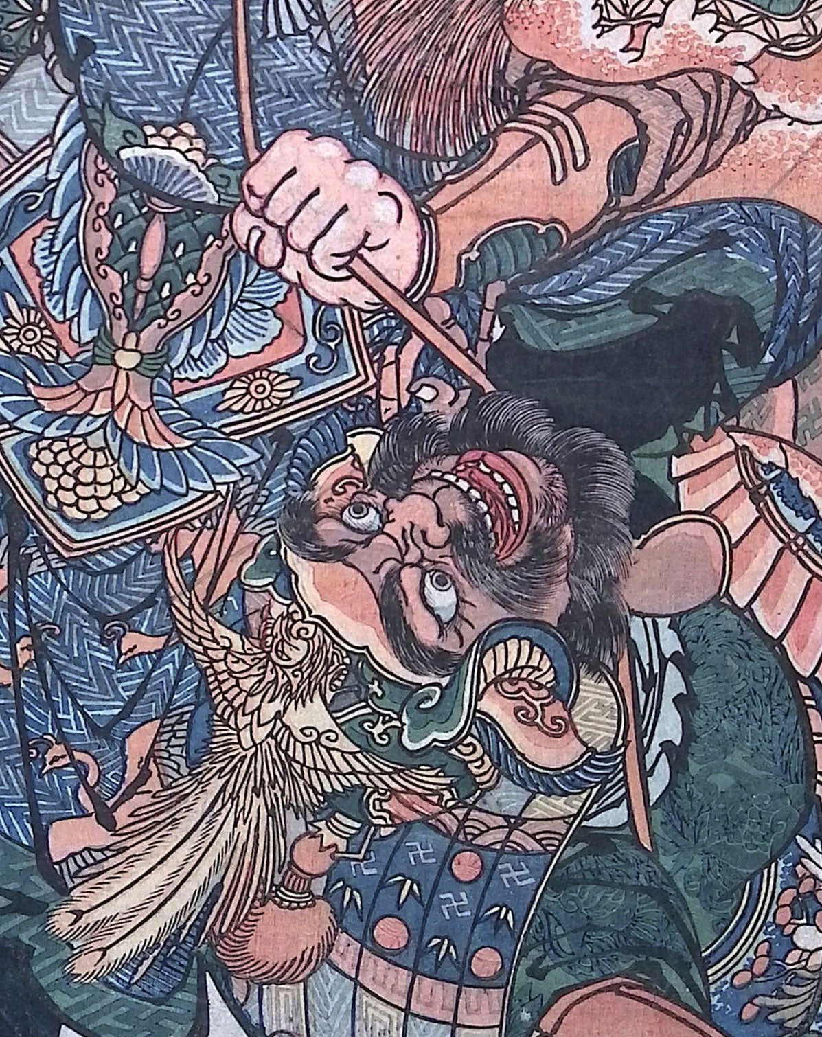 Kuniyoshi -  Two-Headed Snake