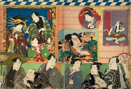 Kunisada - Kabuki Actors