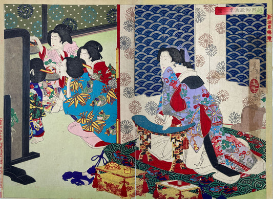 Yoshitoshi - Drinking Party at Koshida Palace