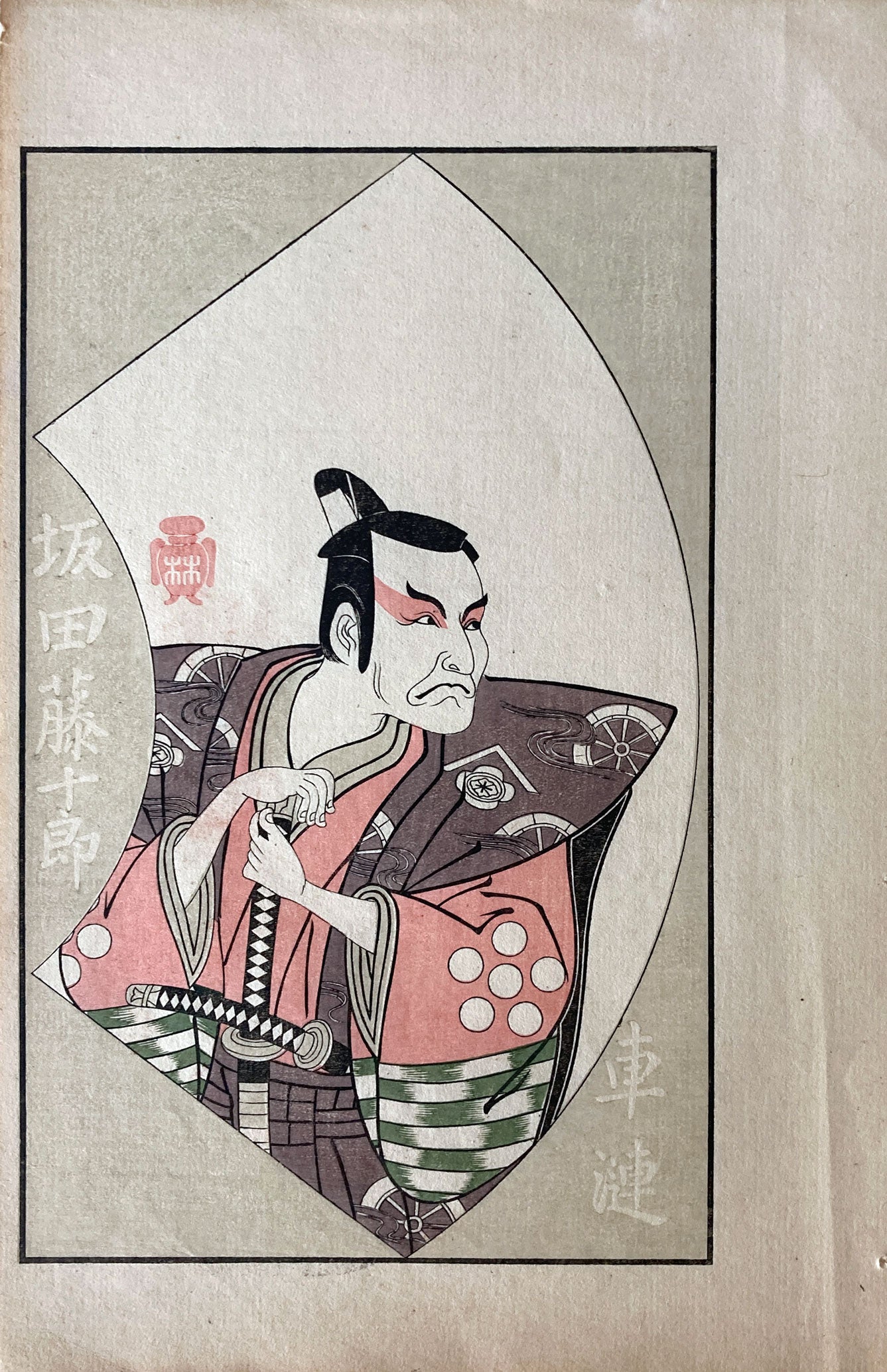 Katsukawa Shunsho - Picture Book of Theatrical Fans