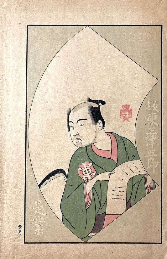 Katsukawa Shunsho - Picture Book of Theatrical Fans