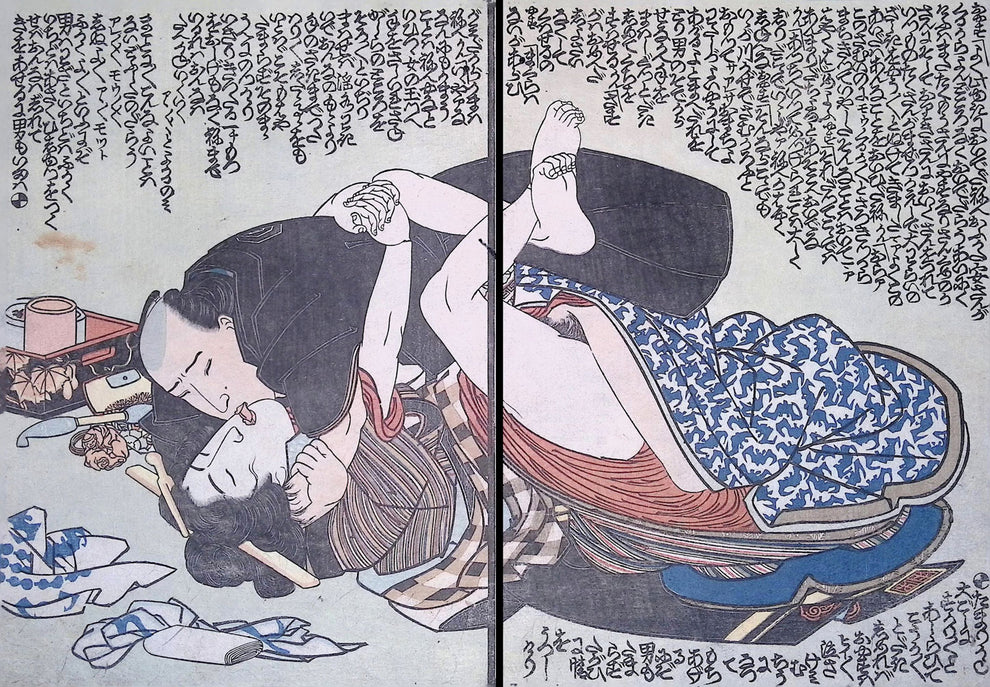 Utagawa Kuniyoshi - Shunga - A Modern Suikoden Woodblock Print – Mie ...