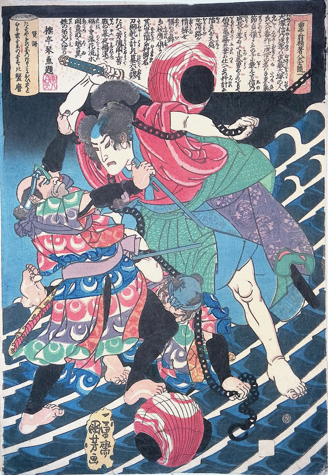 Kuniyoshi - Eight Dog History