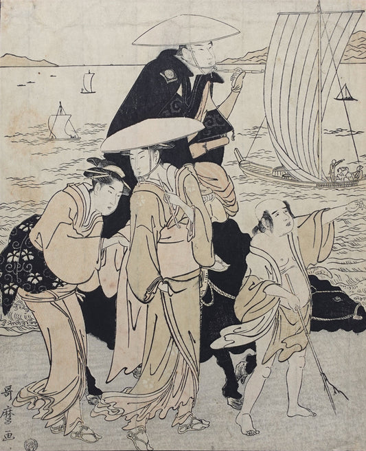 Utamaro - Seaside Excursion