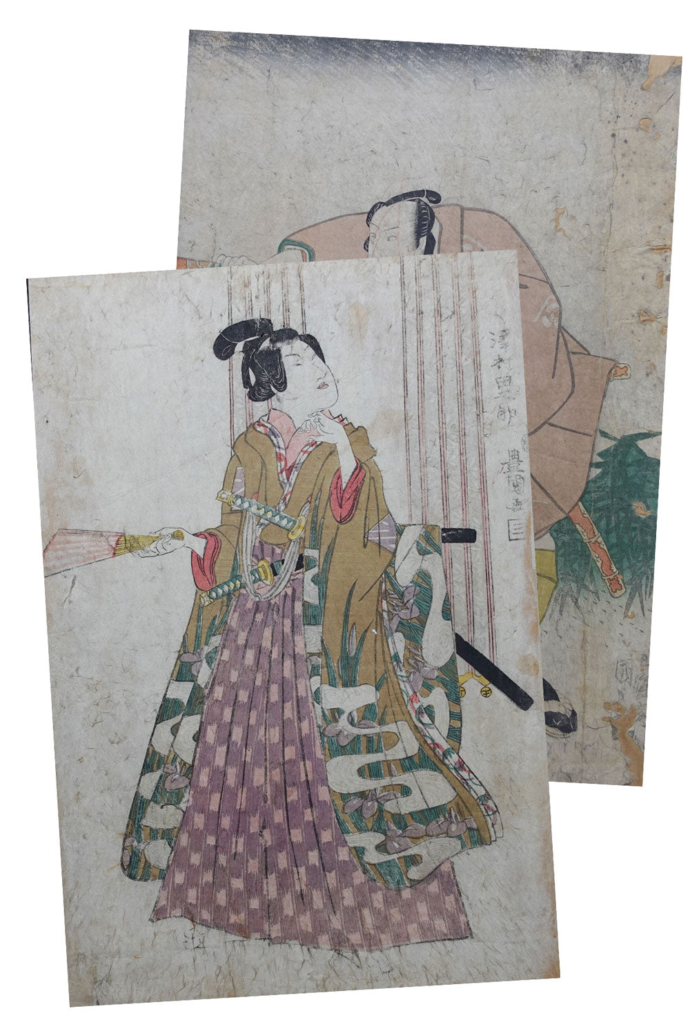 Toyokuni - Two Actor Prints