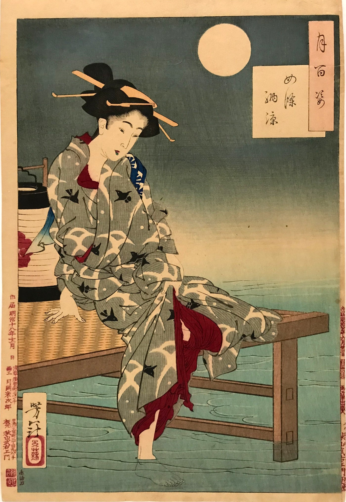 Cooling off at Shijo